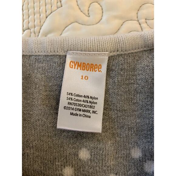 Gray Polka Dot Kids Dress - Picture 8 of 15